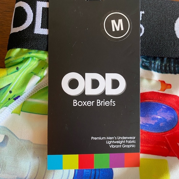 ODD Watergun Vibrant Multi-Colored Boxer Briefs - Picture 3 of 4